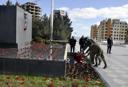 Xocalı soyqırımının 32-ci ildönümü ilə əlaqədar Azərbaycan Ordusunda silsilə tədbirlər keçirilib