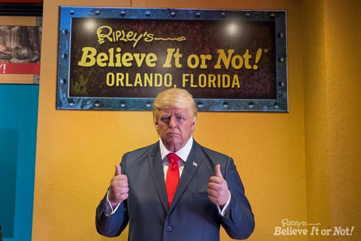 В музее Техаса из-за повреждений убрали восковую фигуру Трампа