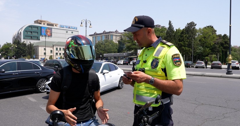 Polis ikitəkərli nəqliyyat sürücülərinə xəbərdarlıq edib