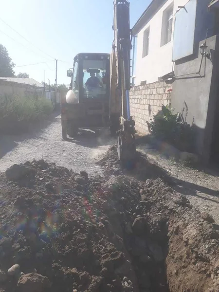 Horadizdə qaz xətti traktorla zədələnib