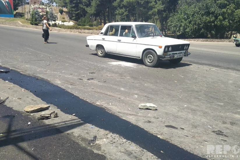 Tovuzda iki avtomobil toqquşub, yaralılar var - FOTO