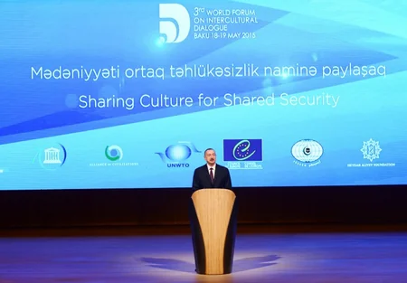 President Ilham Aliyev attended the opening of the 3rd World Forum on Intercultural Dialogue - PHOTOS
