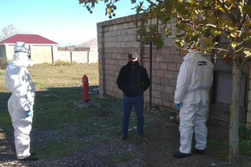 Şabranda evlərini tərk edən koronaviruslu xəstələr saxlanıldı