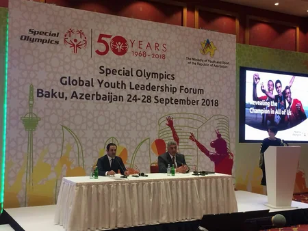 Bakıda keçiriləcək Xüsusi Olimpiya Gənc Liderlərin Qlobal Forumu ilə bağlı memorandum imzalanıb