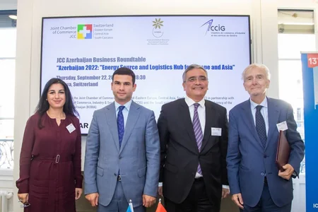 İsveçrədə Azərbaycanın enerji və logistika potensialı təqdim edilib