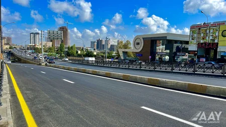 Bakının Rövşən Cəfərov küçəsi təmir olunub