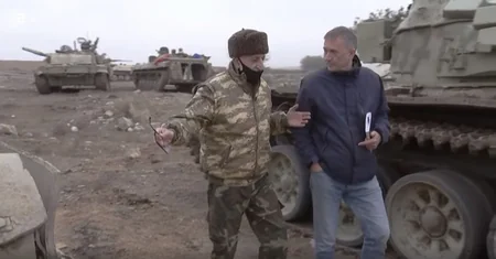 ZDF kanalında işğaldan azad olunmuş Ağdam və Füzuli rayonlarından reportaj yayımlanıb