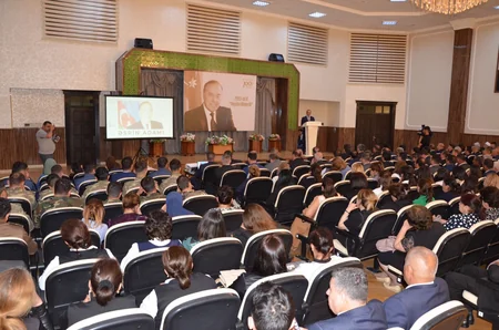 Kürdəmirdə Heydər Əliyevin 100 illik yubileyi qeyd edilib