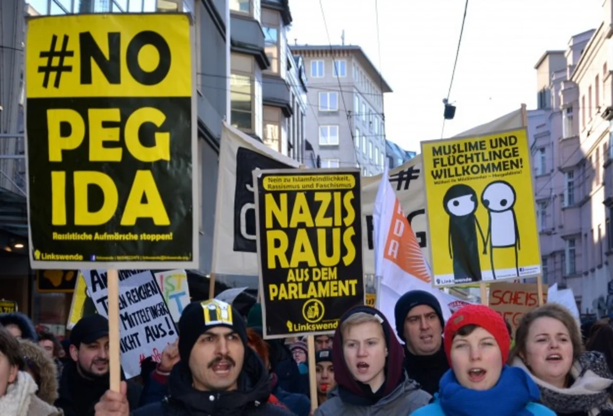 2,000 people protest PEGIDA in Germany