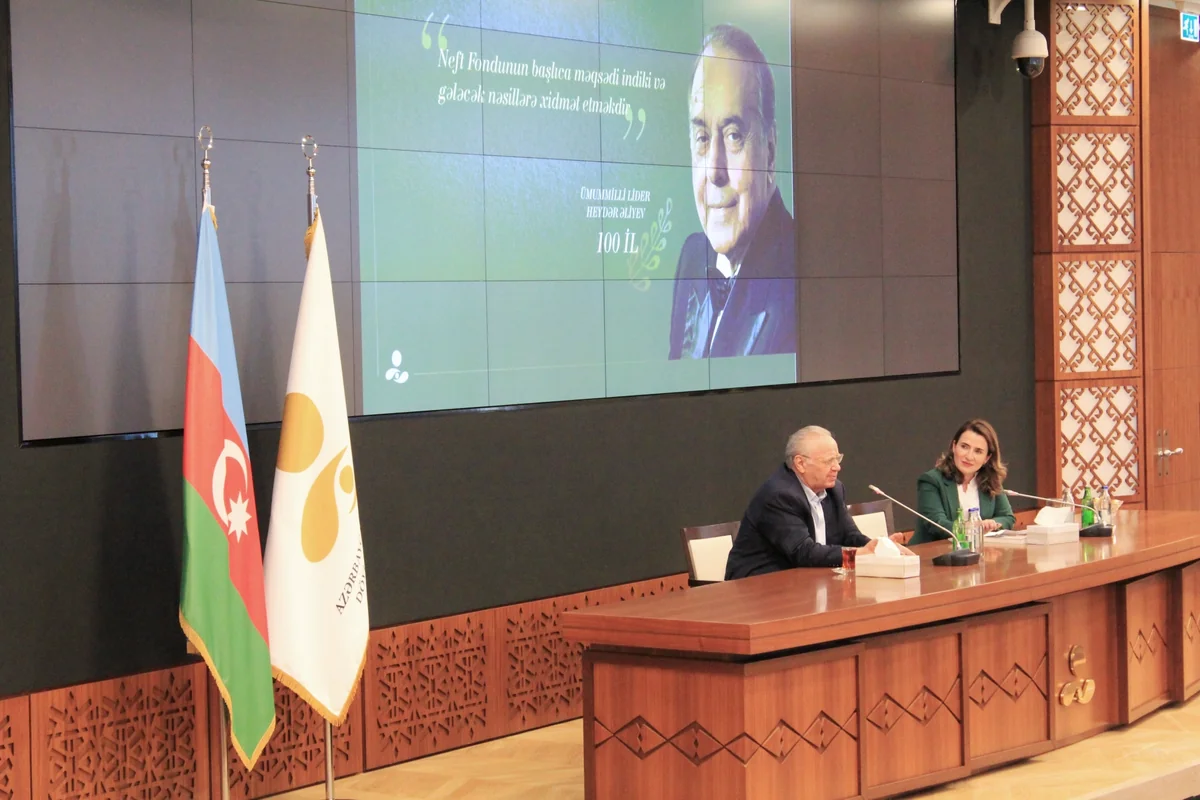 ARDNF-də Ulu Öndərin 100 illik yubileyinə həsr olunmuş tədbir keçirilib