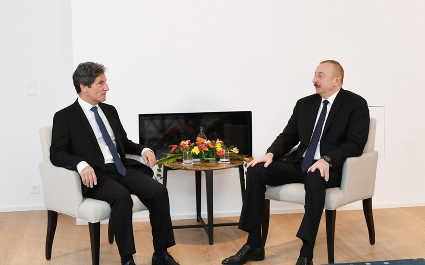 Prezident İlham Əliyevin “Suez Group”un beynəlxalq inkişaf üzrə icraçı vitse-prezidenti ilə görüşü olub