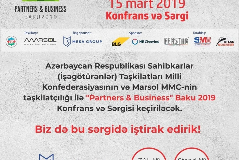 Bakıda “Partners & Business” sərgi-konfransı keçiriləcək