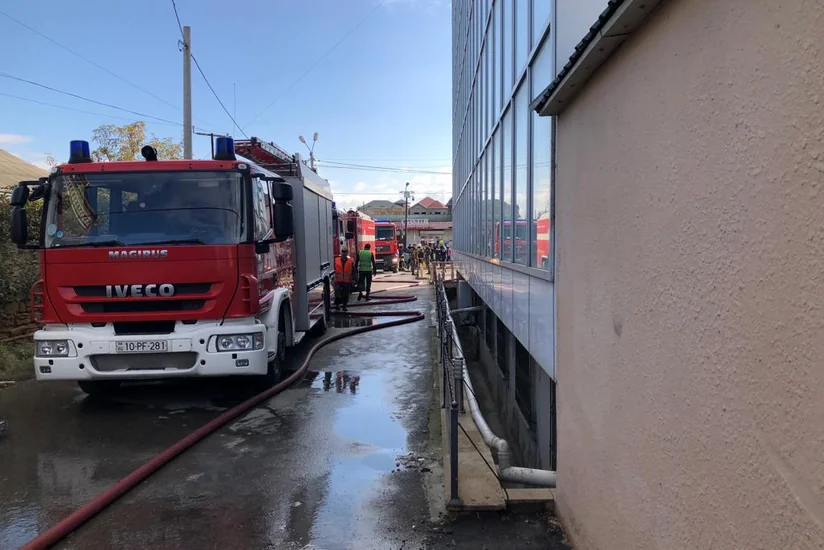 Пожар в ресторане в Масазыре потушен
