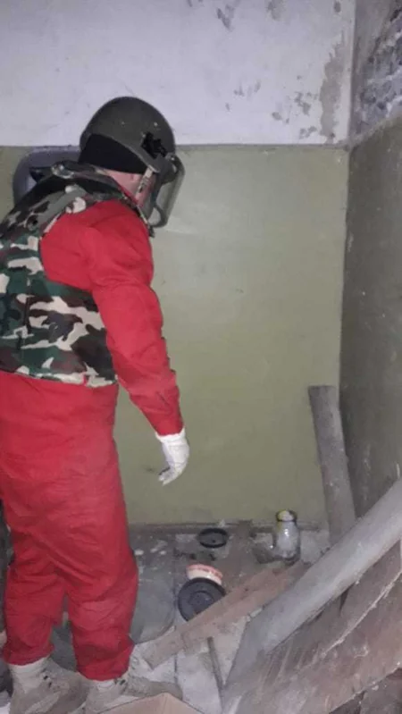 Gədəbəydə 1 ədəd əl qumbarası və 1 ədəd partladıcı aşkar olunub