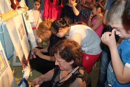 Daun sindromlu uşaqlar Xalça Muzeyində olub - FOTO