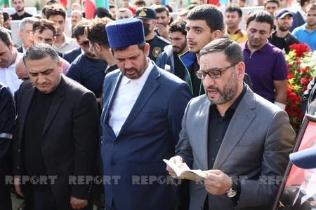 Şəhid Səbuhi Əhmədov İkinci Fəxri xiyabanda dəfn edilib - YENİLƏNİB
