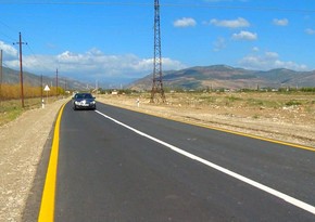 Ağsuda 9 yaşayış məntəqəsini birləşdirən yollar yenidən qurulub