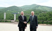 Azərbaycan və Türkiyə liderləri Kəlbəcər-Laçın avtomobil yolunda görülən işlərlə tanış olublar - YENİLƏNİB