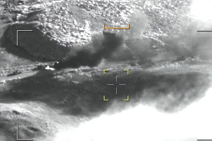 Огневые удары нанесены по нескольким окопам, укрытиям и военным колоннам ВС Армении в Карабахе