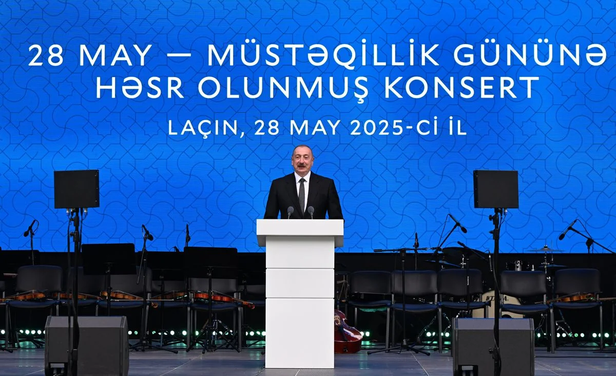 Laçında 28 May - Müstəqillik Gününə həsr olunmuş konsert keçirilib - YENİLƏNİB-2