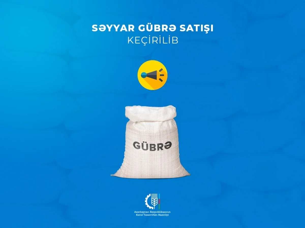Şamaxıda azot gübrəsinin güzəştli şərtlərlə səyyar satışı keçirilib