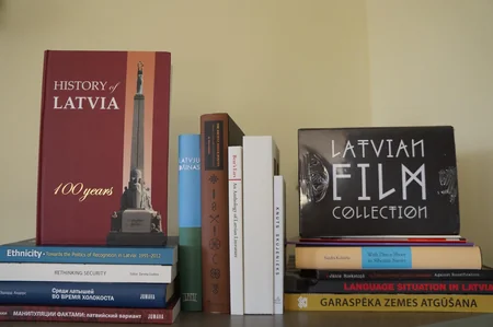 Latvia presents books and movies collection to the National Library of Azerbaijan