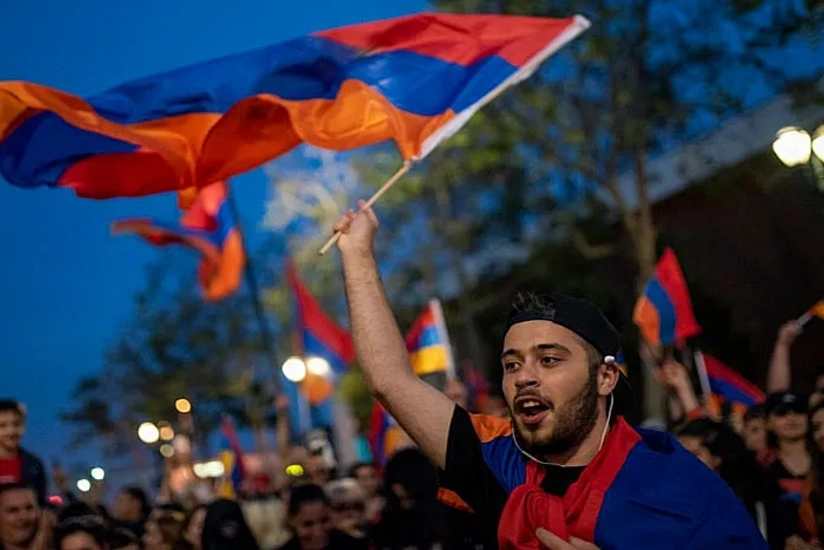 Армяне в США провели акцию протеста с требованием отставки Пашиняна