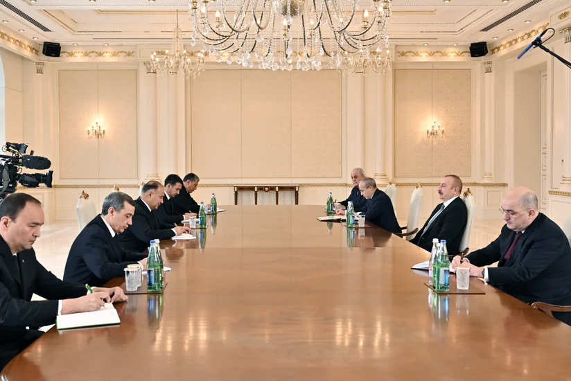 President Ilham Aliyev receives delegation led by Deputy Prime Minister of Turkmenistan