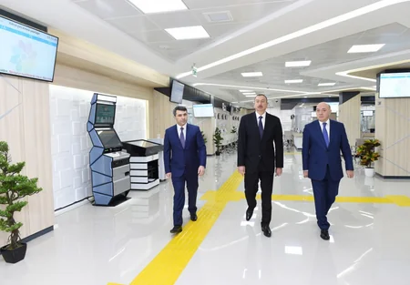 Prezident İlham Əliyev 1 saylı “ASAN Kommunal” Mərkəzinin açılışında iştirak edib