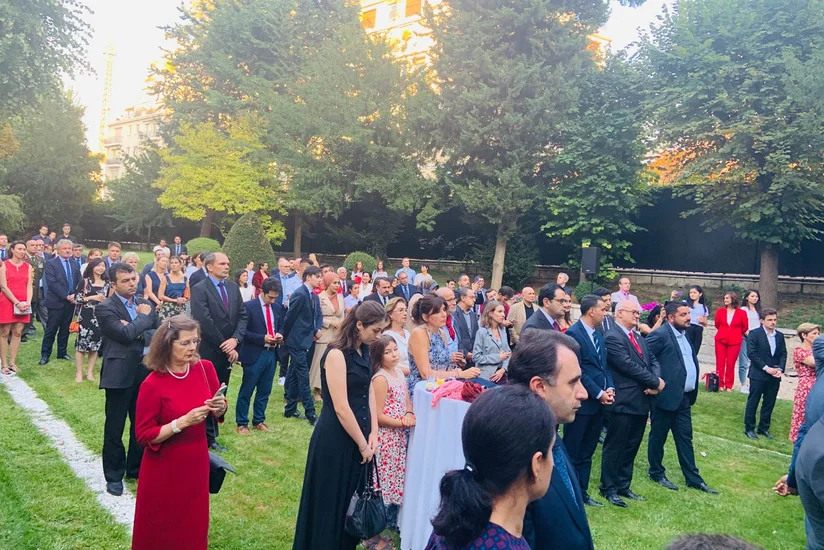 Fransada Türkiyənin Zəfər bayramı münasibətilə rəsmi qəbul təşkil edilib - FOTO