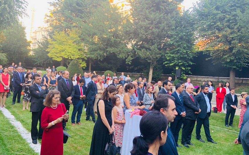 Fransada Türkiyənin Zəfər bayramı münasibətilə rəsmi qəbul təşkil edilib - FOTO