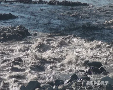 Qaxda sel təhlükəsi olan çaylarda qabaqlayıcı tədbirlər görülür - FOTO