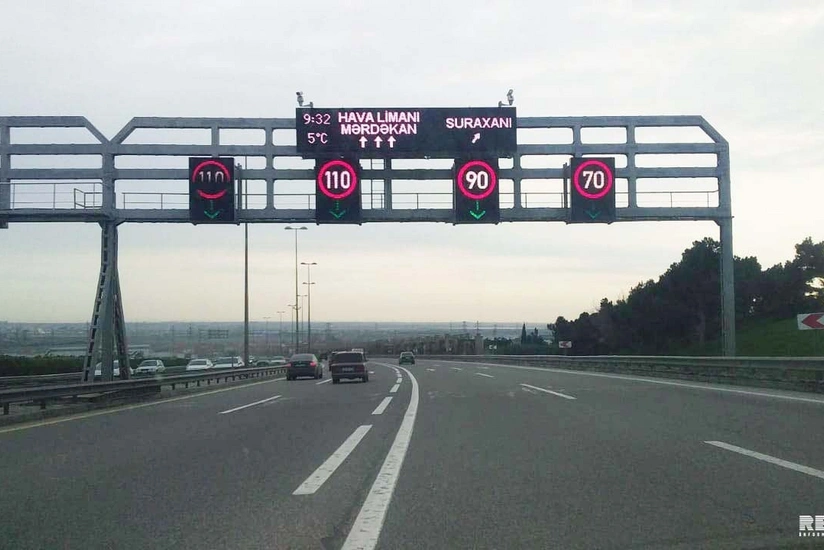Heydər Əliyev prospektində sürət həddi endirilib  - FOTO