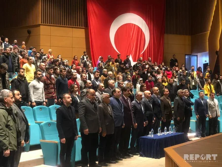Ardahan Universitetində “Müstəqil Azərbaycan - Heydər Əliyev” mövzusunda konfrans keçirilib - FOTO