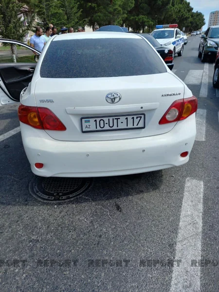 Sumqayıtda avtomobillər toqquşub