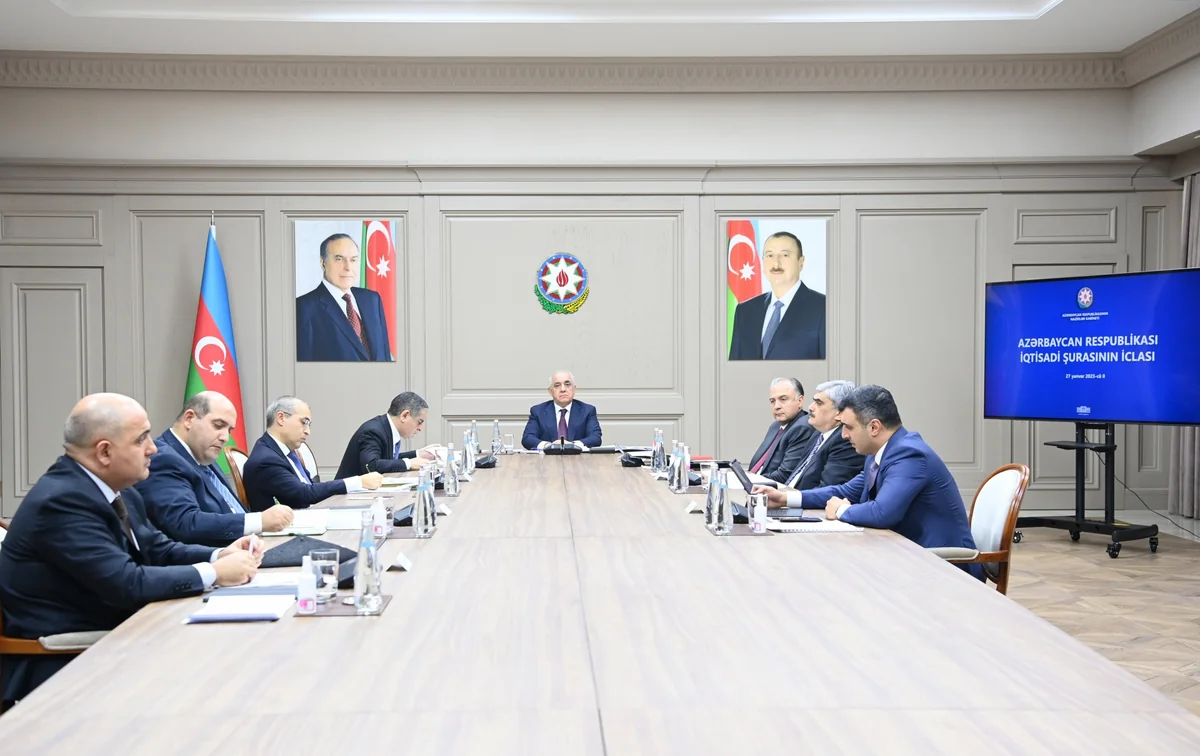 2023-cü ildə İqtisadi Şuranın ilk iclası keçirilib