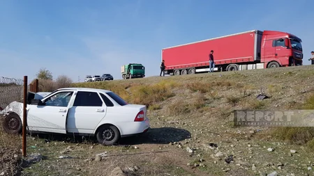 Göyçayda avtomobil qəzası baş verib, xəsarət alanlar var