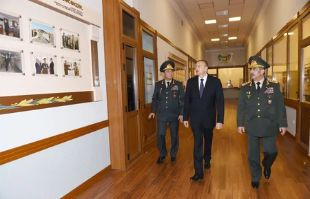 President Ilham Aliyev attended the opening of a new administrative building of General Staff of Armed Forces
