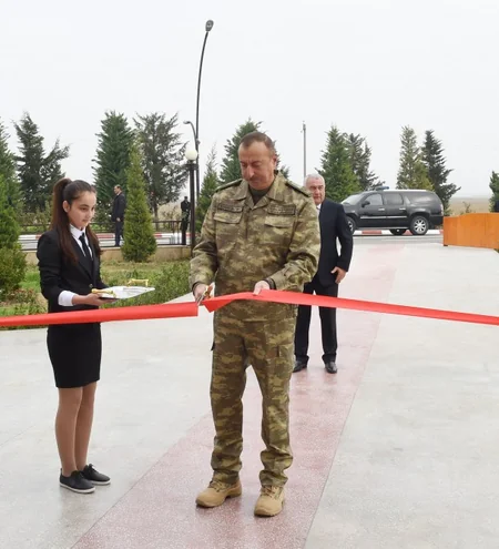 President Ilham Aliyev attended opening of State Art Gallery in Horadiz