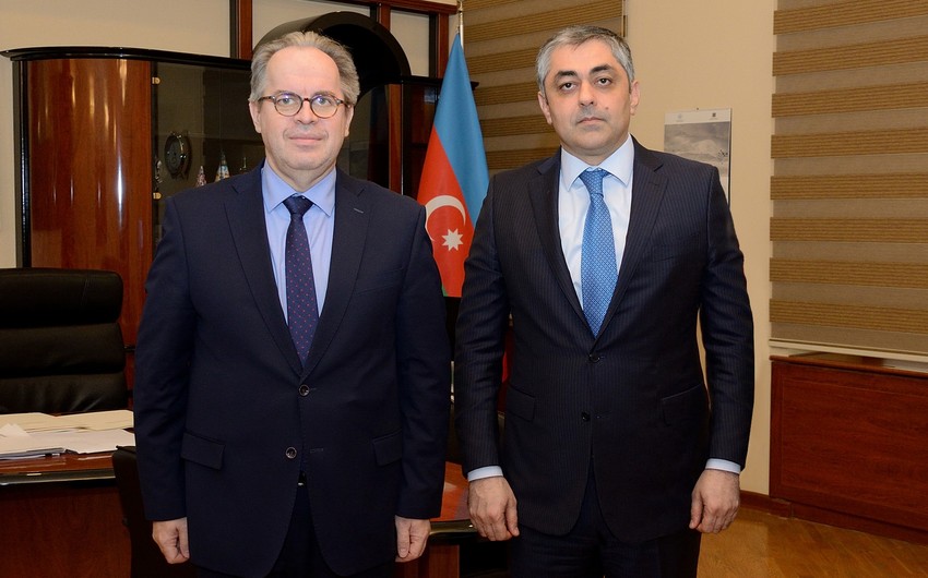 Nəqliyyat, Rabitə və Yüksək Texnologiyalar naziri Latviya səfiri ilə görüşüb