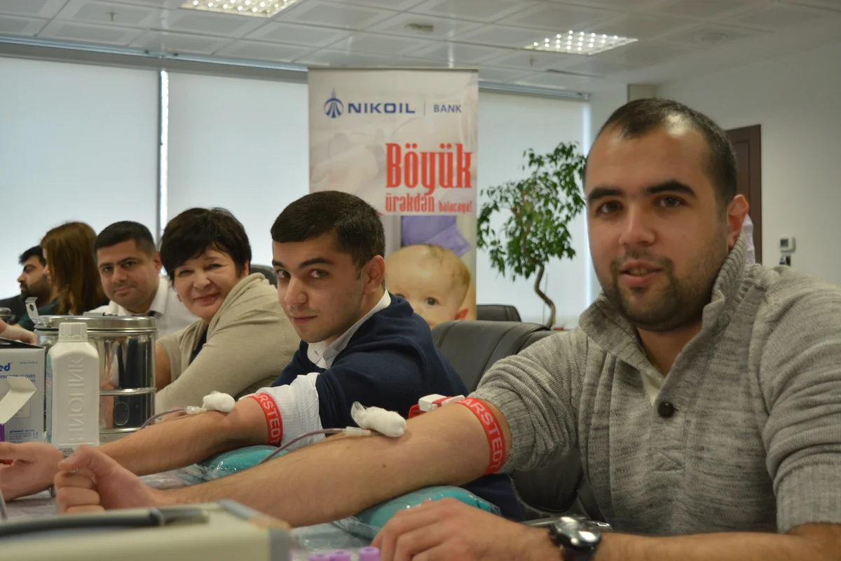 Nikoil Bank провел очередную акцию по сдаче донорской крови