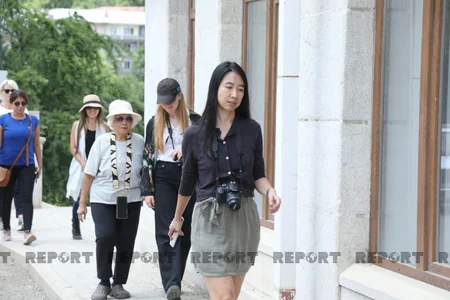 Зарубежные путешественники посетили Шушу