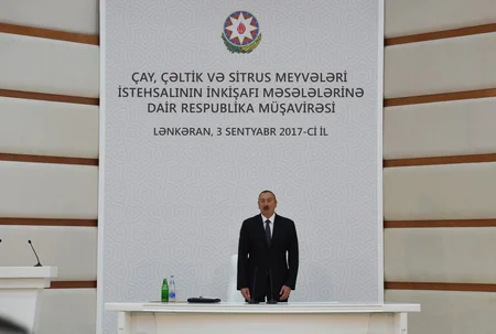 President Ilham Aliyev chairs republican conference in Lankaran