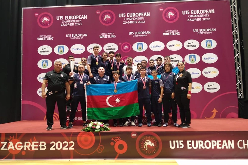 Четыре азербайджанских борца стали чемпионами Европы