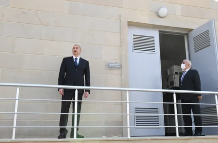 Ilham Aliyev inaugurates newly renovated “8th km” substation