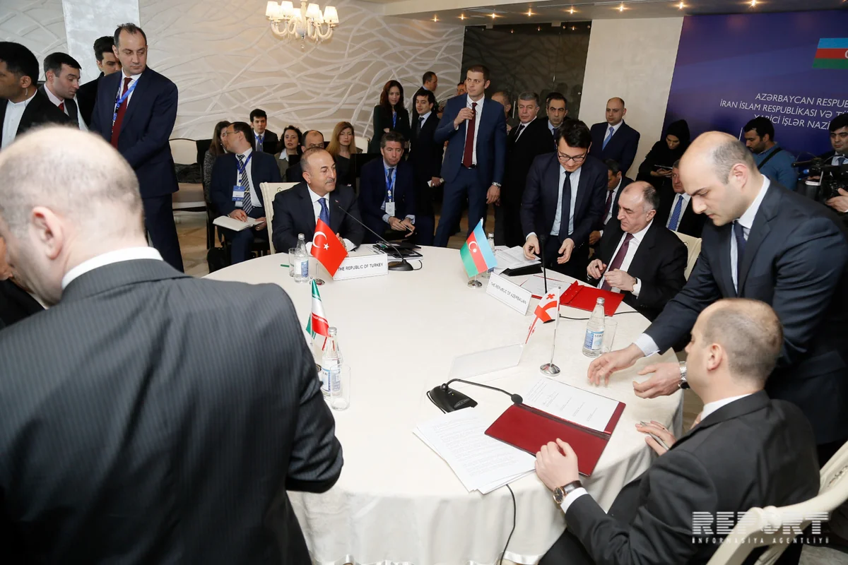 Azerbaijan, Turkey, Iran and Georgia FMs ink Baku statement - UPDATED