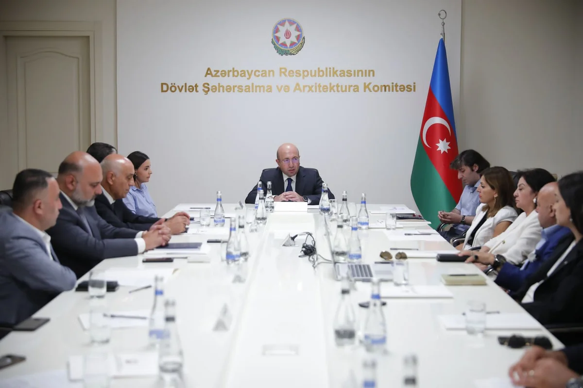 Dövlət Şəhərsalma və Arxitektura Komitəsi yanında İctimai Şuranın iclası keçirilib