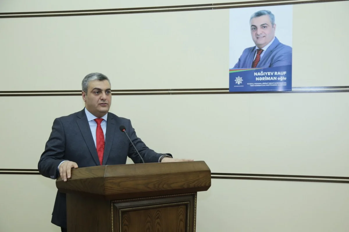 Rauf Nağıyev seçicilərlə növbəti görüşünü keçirib - FOTO
