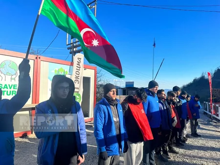 Xankəndi-Laçın yolu: Ekofəalların aksiyası 125 gündür yüksək fəallıqla davam edir