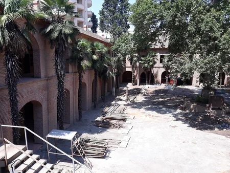 Gəncədəki Şah Abbas karvansarasında aparılan bərpa işləri ilin sonunda başa çatacaq
